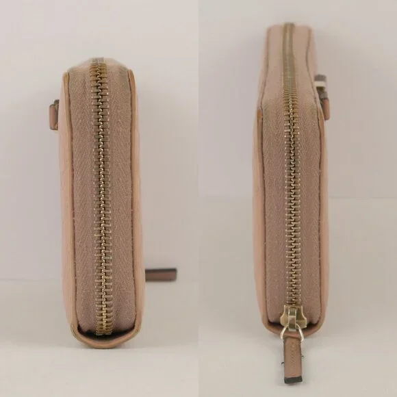 Gucci Micro Guccisima Bow Continental Wallet, Beige Pink, Leather - Picture 4 of 14
